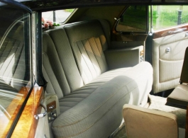 Classic 1960s Rolls Royce for weddings in Epsom